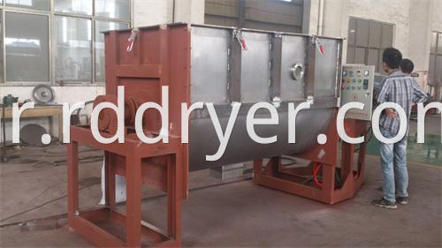 Industrial Horizontal Double Ribbon Blender Mixer Machine for Dry Powder Mixing